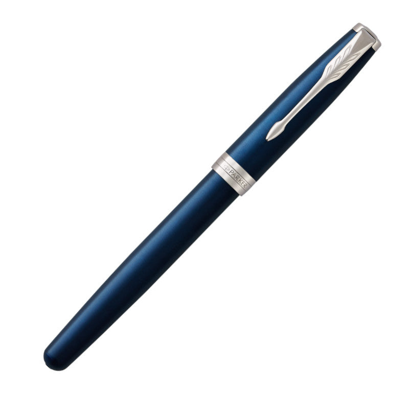 Parker Sonnet Fountain Pen - Laquered Blue with Chrome – Atlas
