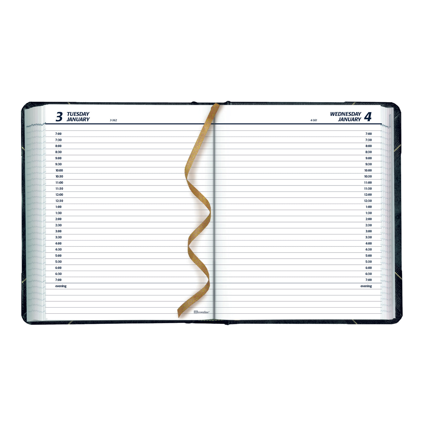 Brownline Daily Planner - 6 1/2" x 8 1/8" | Atlas Stationers.