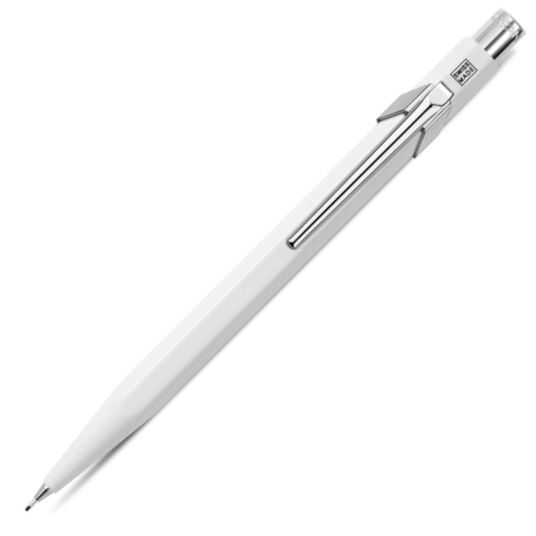 Caran d'Ache 849 Mechanical Pencil - Metal White | Atlas Stationers.