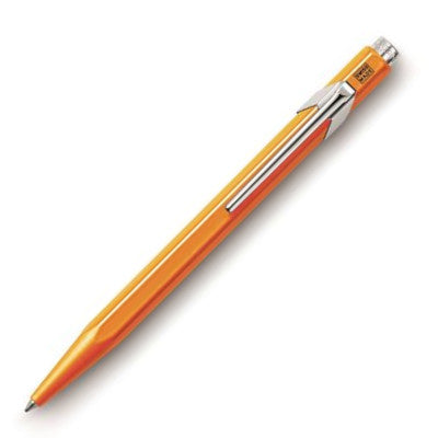 Caran d'Ache 849 Metal Ballpoint Pen - FLU Orange | Atlas Stationers.
