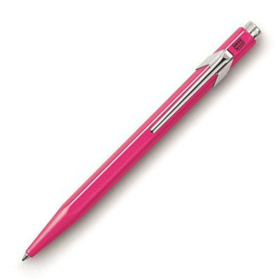 Caran d'Ache 849 Metal Ballpoint Pen - FLU Pink | Atlas Stationers.