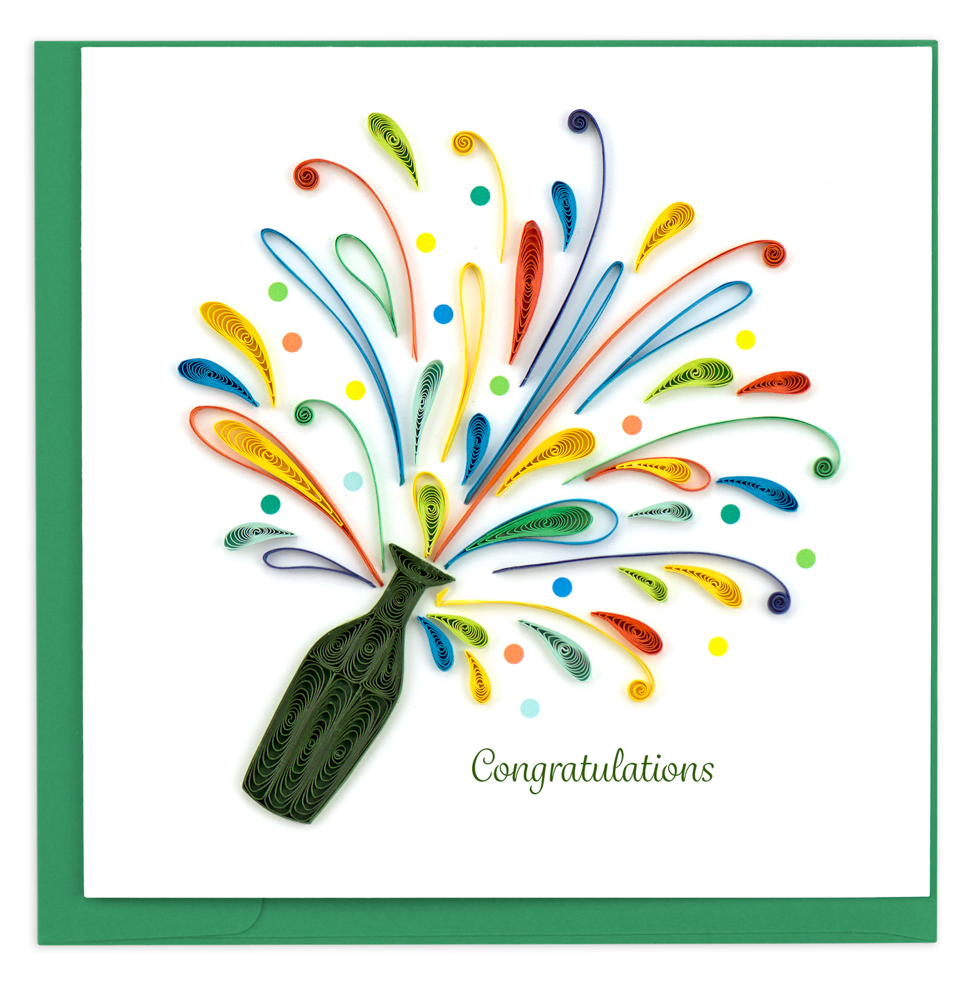 Quilled Celebration Congrats Card | Atlas Stationers.