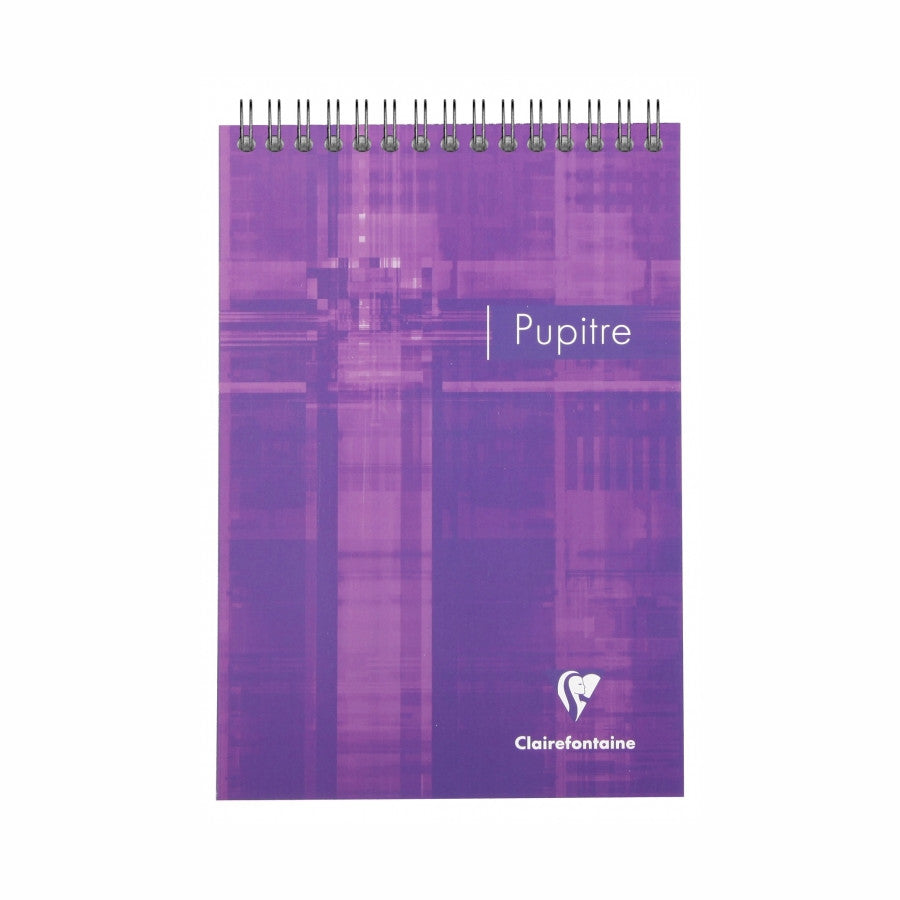 Clairefontaine Wirebound Notepad - Ruled 80 sheets - 5 3/4 x 8 1/4 - Assorted | Atlas Stationers.