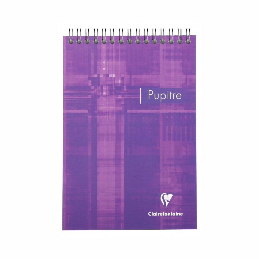 Clairefontaine Wirebound Notepad - Ruled 80 sheets - 5 3/4 x 8 1/4 - Assorted | Atlas Stationers.