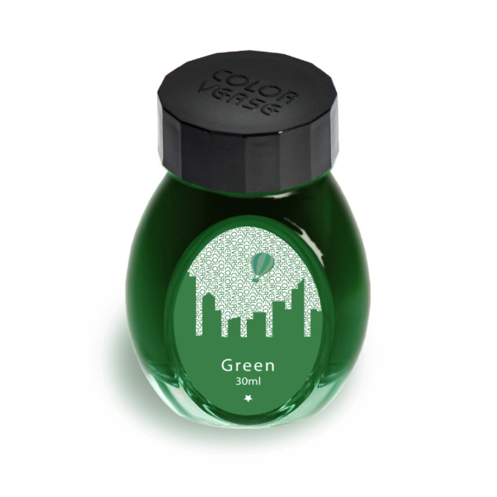 Colorverse Office Series 30ml Bottled Ink - Green | Atlas Stationers.