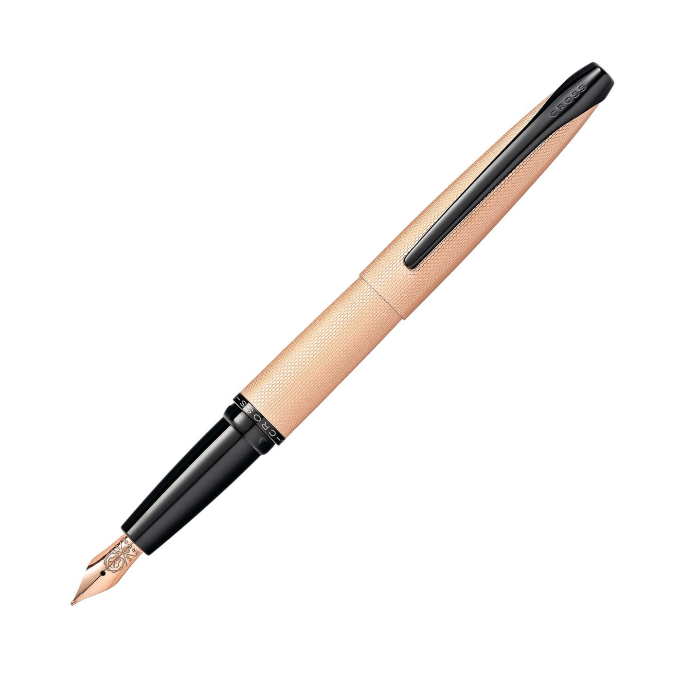 Cross ATX Fountain Pen - Brushed Rose Gold | Atlas Stationers.