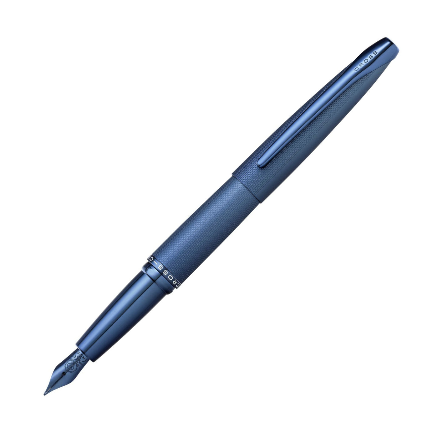 Cross ATX Fountain Pen - Sandblasted Dark Blue | Atlas Stationers.