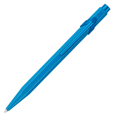 Caran d'Ache 849 Claim Your Style Ballpoint Pen - Azure Blue | Atlas Stationers.