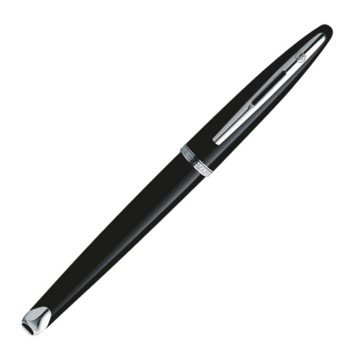 Waterman Carene Fountain Pen - Black Sea w/ Silver Trim – Atlas
