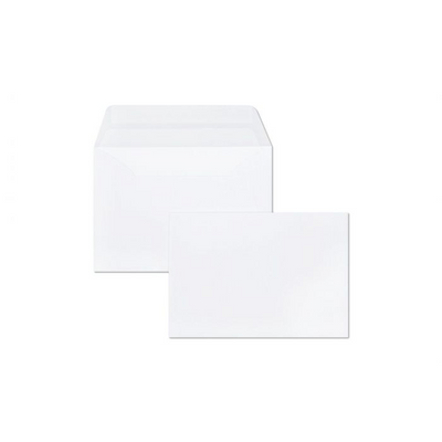 Clairefontaine 25 Envelopes "Triomphe" Stationery - 4 1/2 x 6 3/8 - Extra White Paper