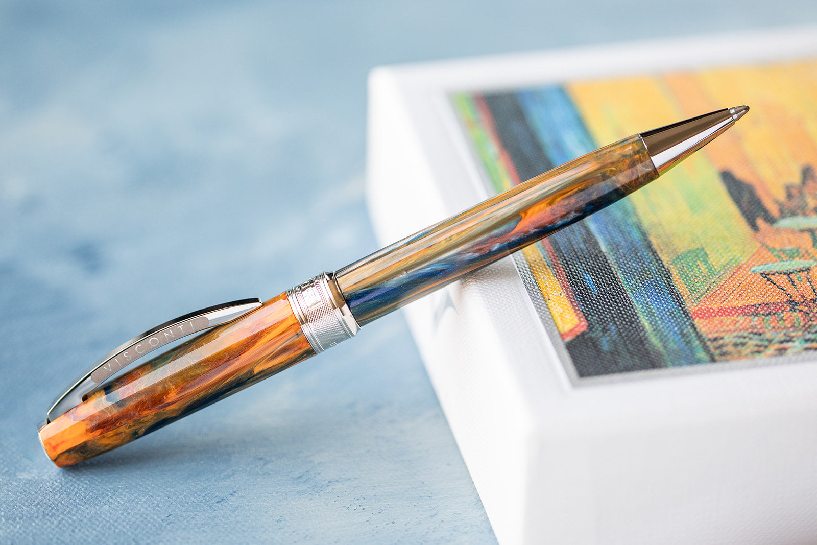 Visconti ボールペン VAN GOGH Visconti Van Gogh Ballpoint Pen - Cafe Terrace at Night – Atlas