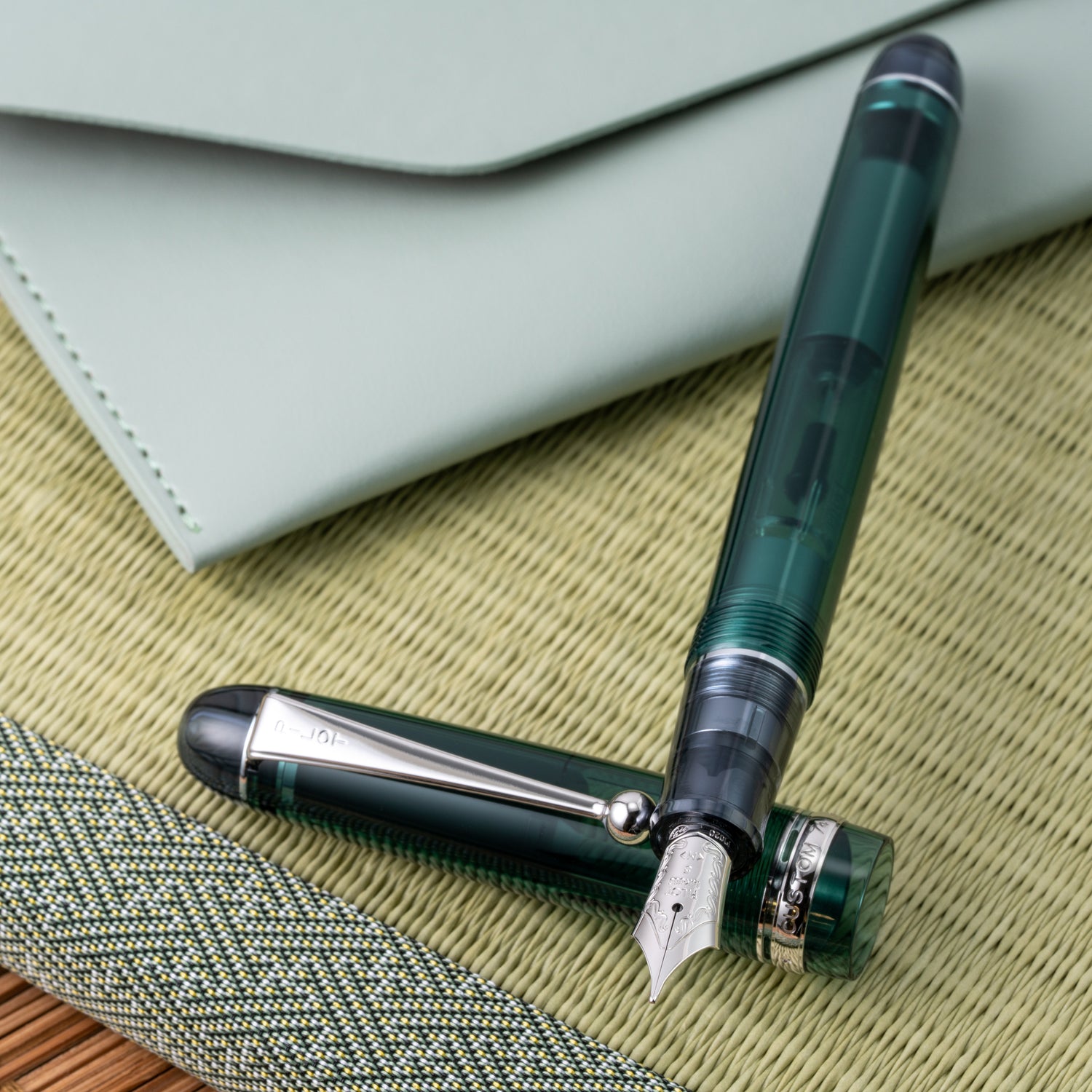 Pilot Custom 74 Fountain Pen - Green | Atlas Stationers.