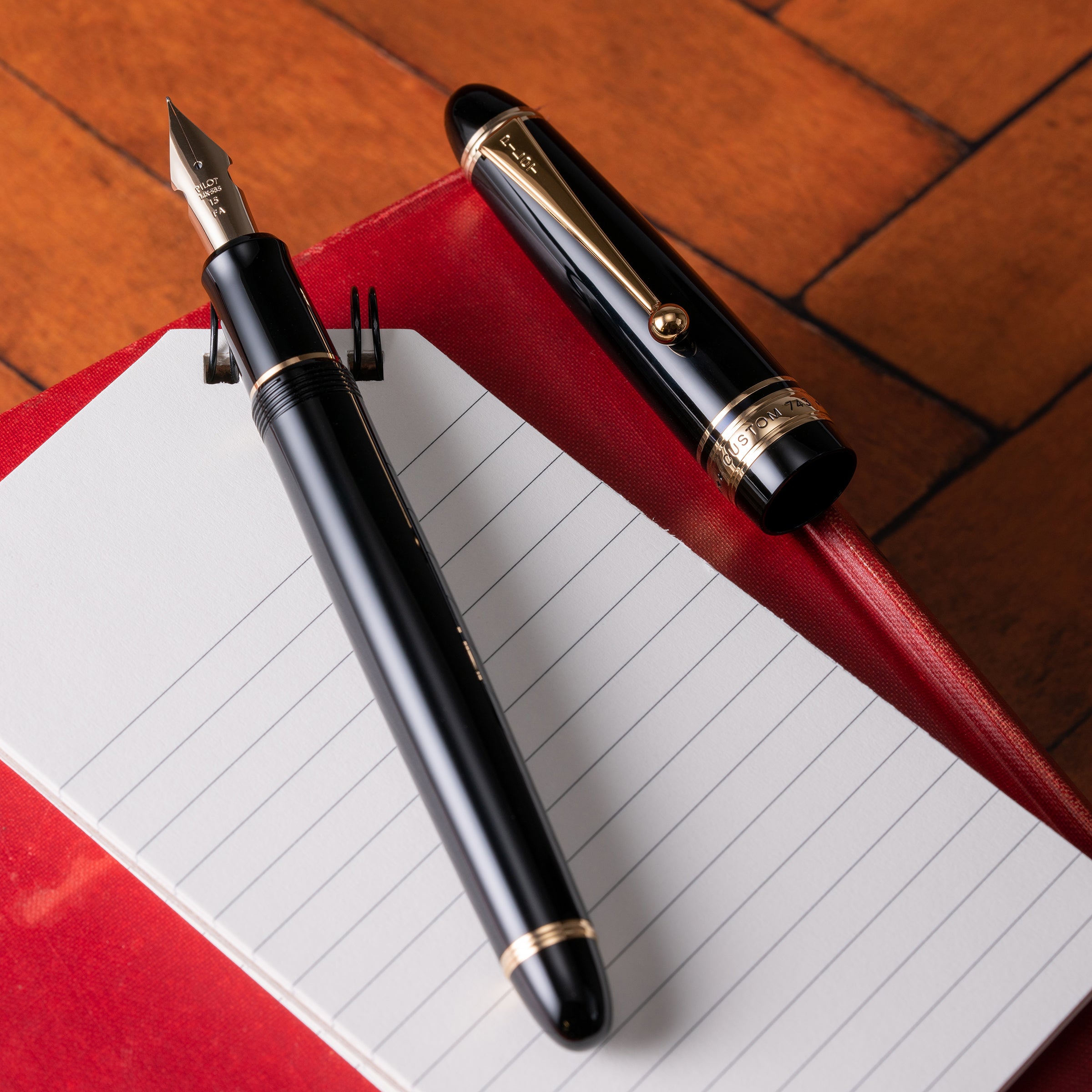 Pilot Custom 743 Fountain Pen - Black – Atlas Stationers