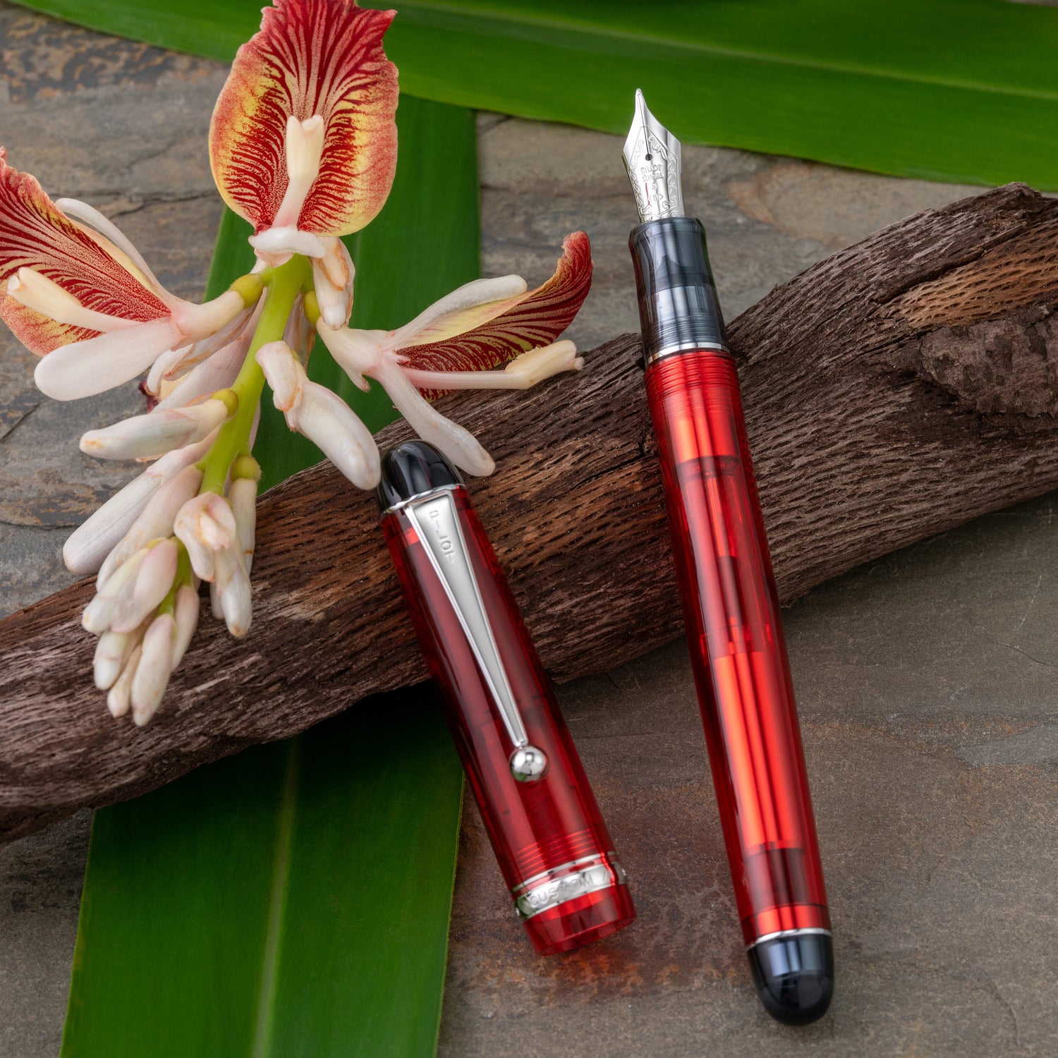 Pilot Custom 74 Fountain Pen - Grenadine | Atlas Stationers.