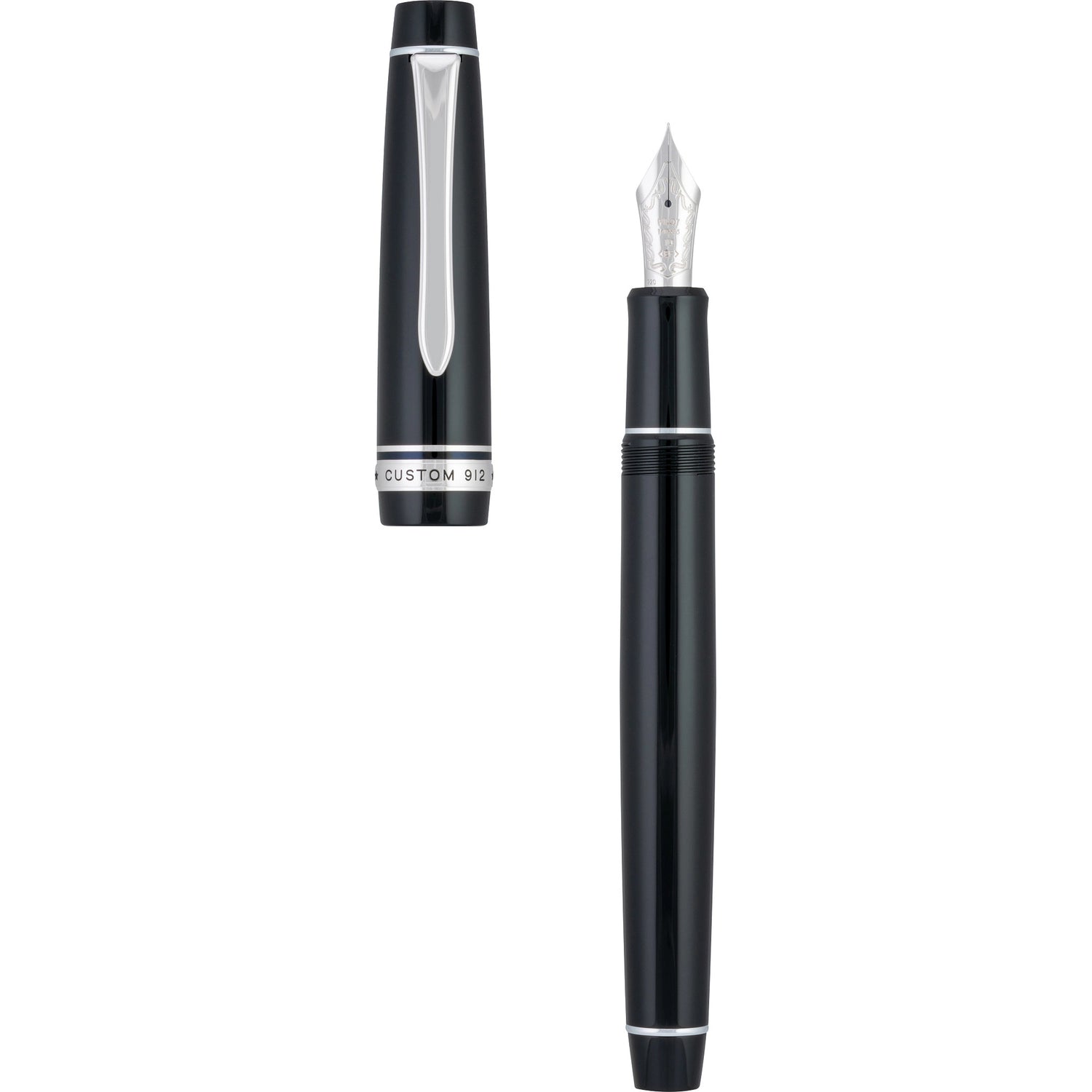 Pilot Custom Heritage 912 Fountain Pen - Black | Atlas Stationers.