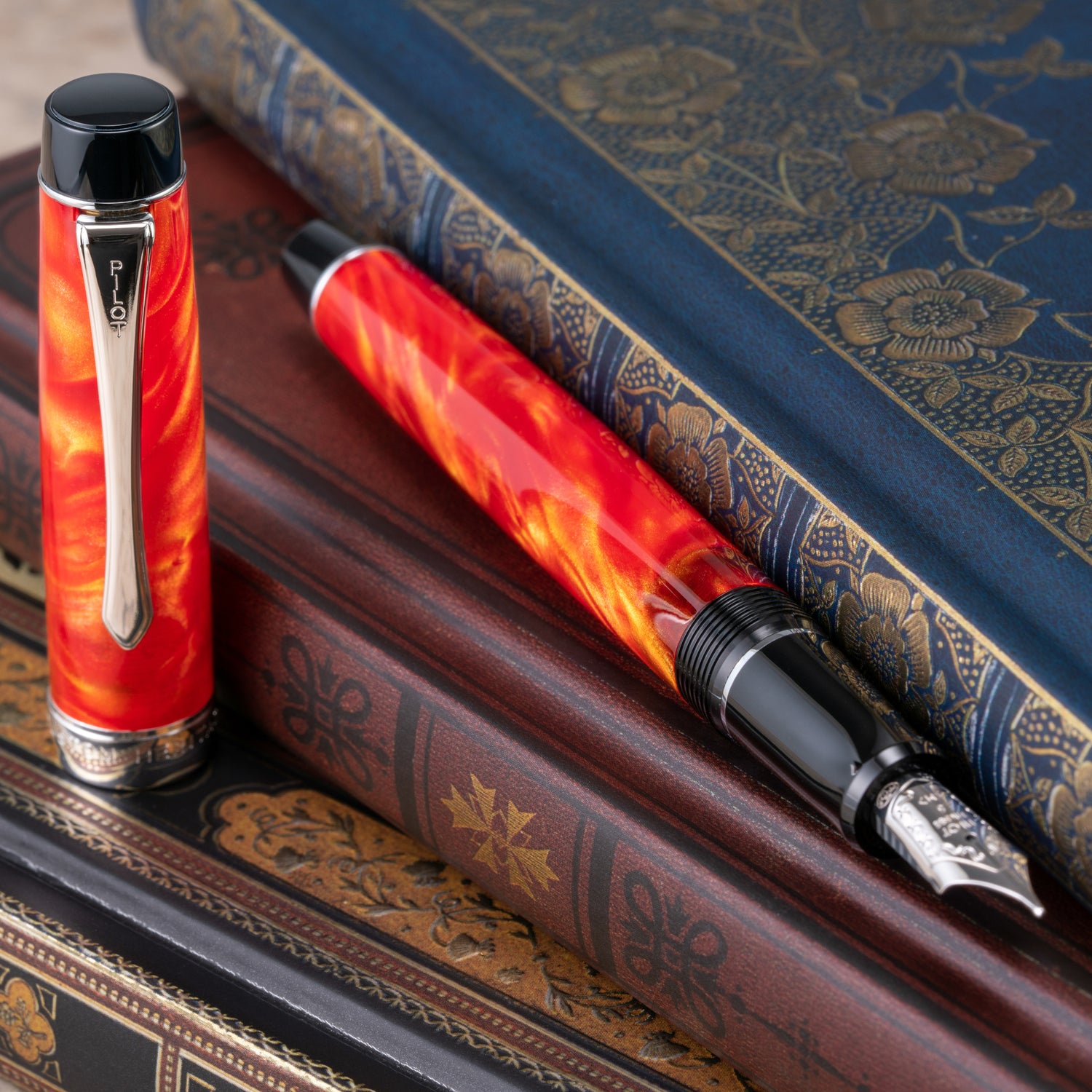 Pilot Custom Heritage SE Fountain Pen - Orange | Atlas Stationers.