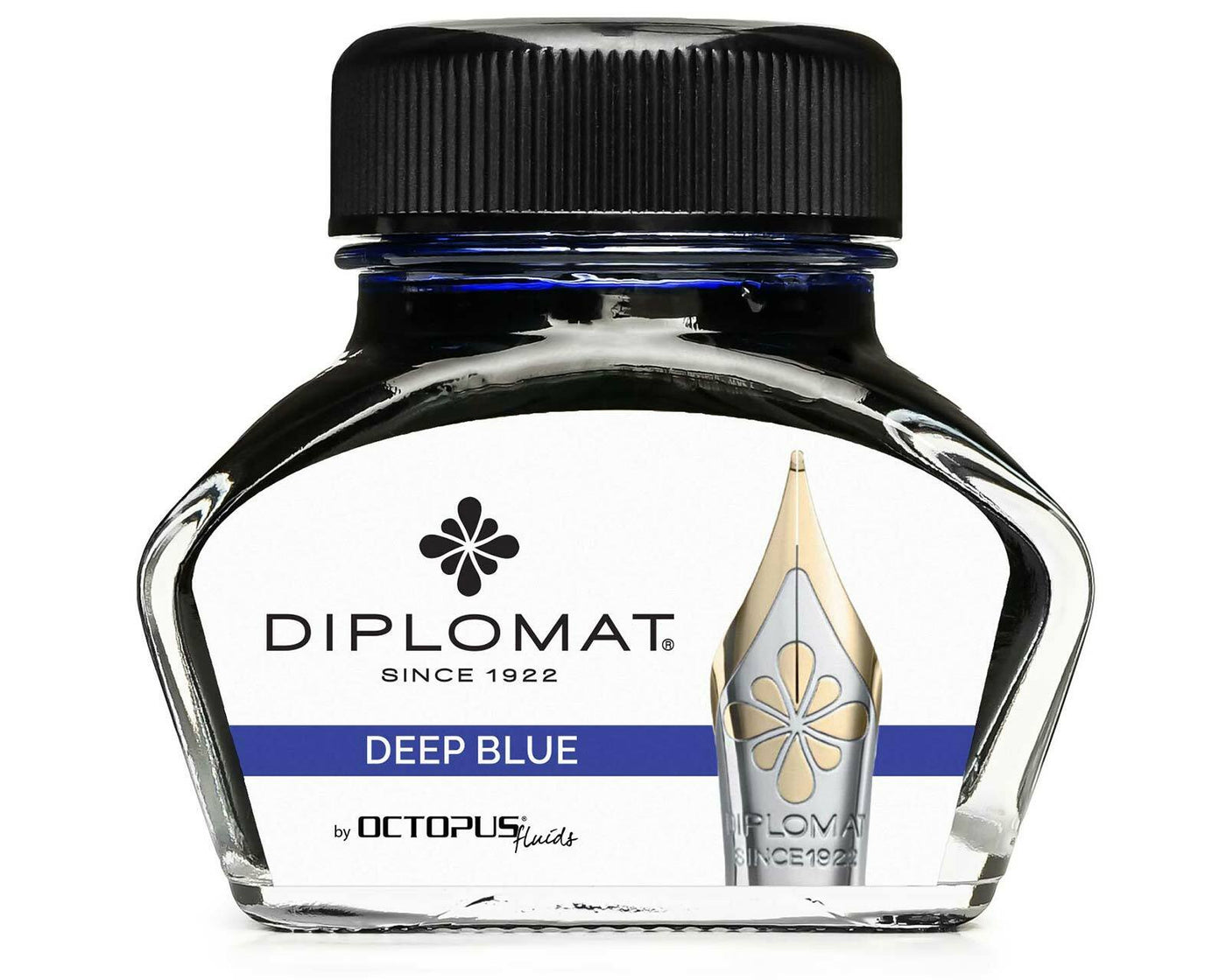 Diplomat 30ml Bottled Ink - Deep Blue | Atlas Stationers.