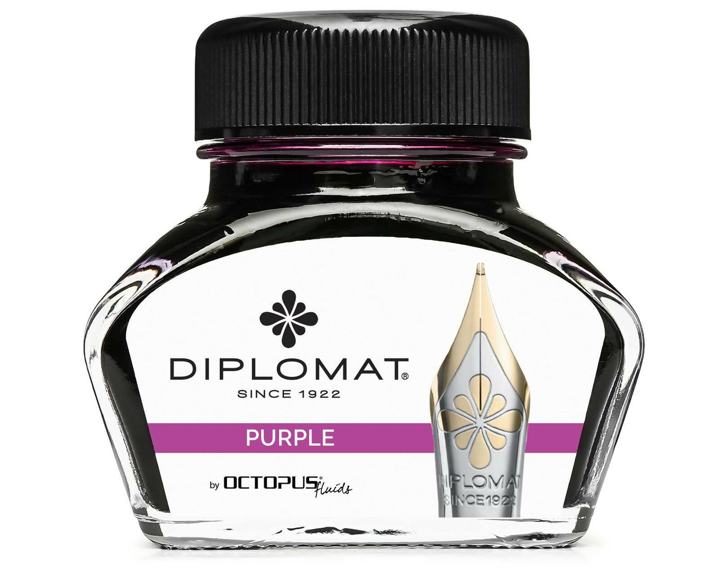 Diplomat 30ml Bottled Ink - Purple | Atlas Stationers.