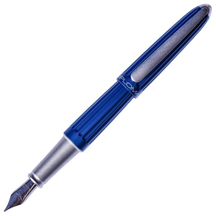 Diplomat Aero Fountain Pen - Blue | Atlas Stationers.
