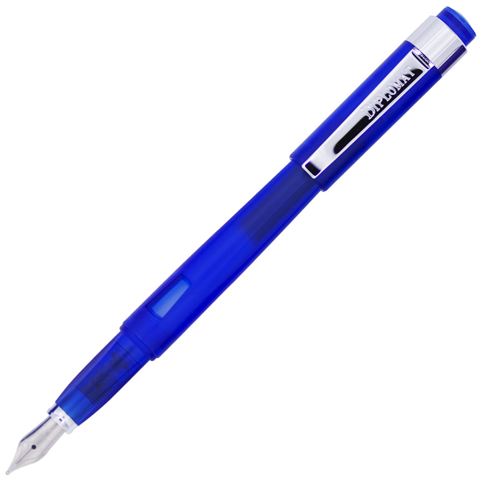 Diplomat Magnum Fountain Pen - Demo Blue | Atlas Stationers.