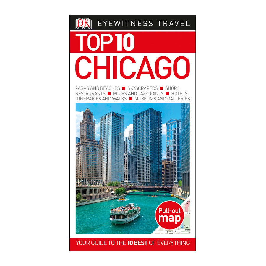 DK Eyewitness Travel Guide - Top 10 Chicago | Atlas Stationers.