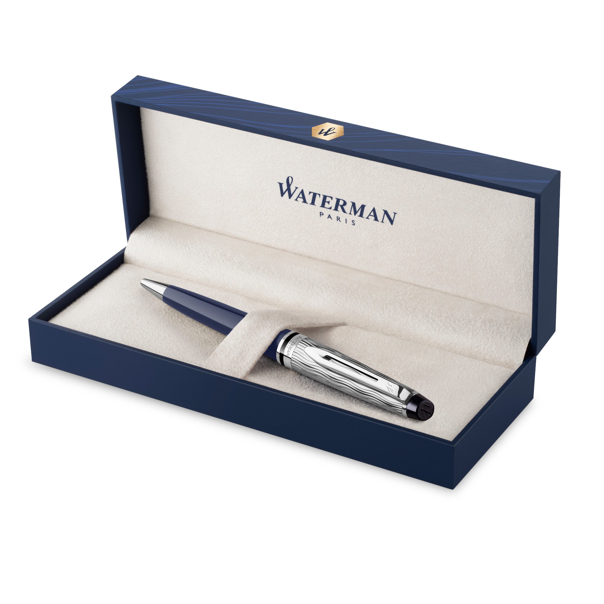 筆記具 waterman Waterman Expert Ballpoint Pen - L'essence du Bleu (Special Edition