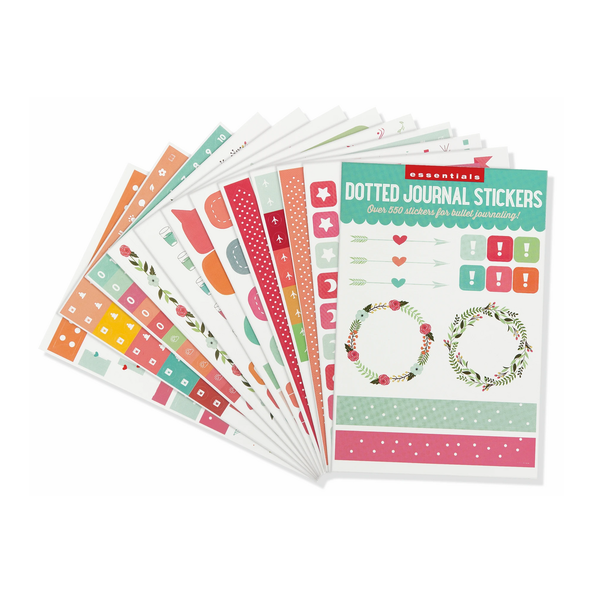 ESSENTIALS DOTTED JOURNAL PLANNER STICKERS | Atlas Stationers.
