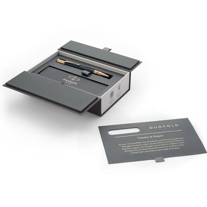 Parker Duofold Prestige Ballpoint Pen - Blue Chevron – Atlas