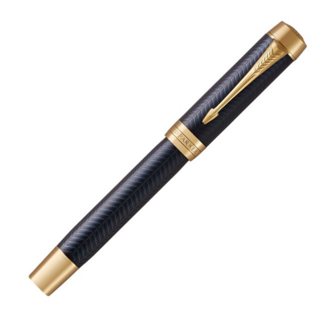 Parker Duofold Prestige Fountain Pen - Blue Chevron – Atlas Stationers