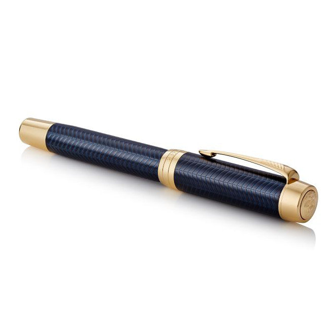 Parker Duofold Prestige Fountain Pen - Blue Chevron | Atlas Stationers.
