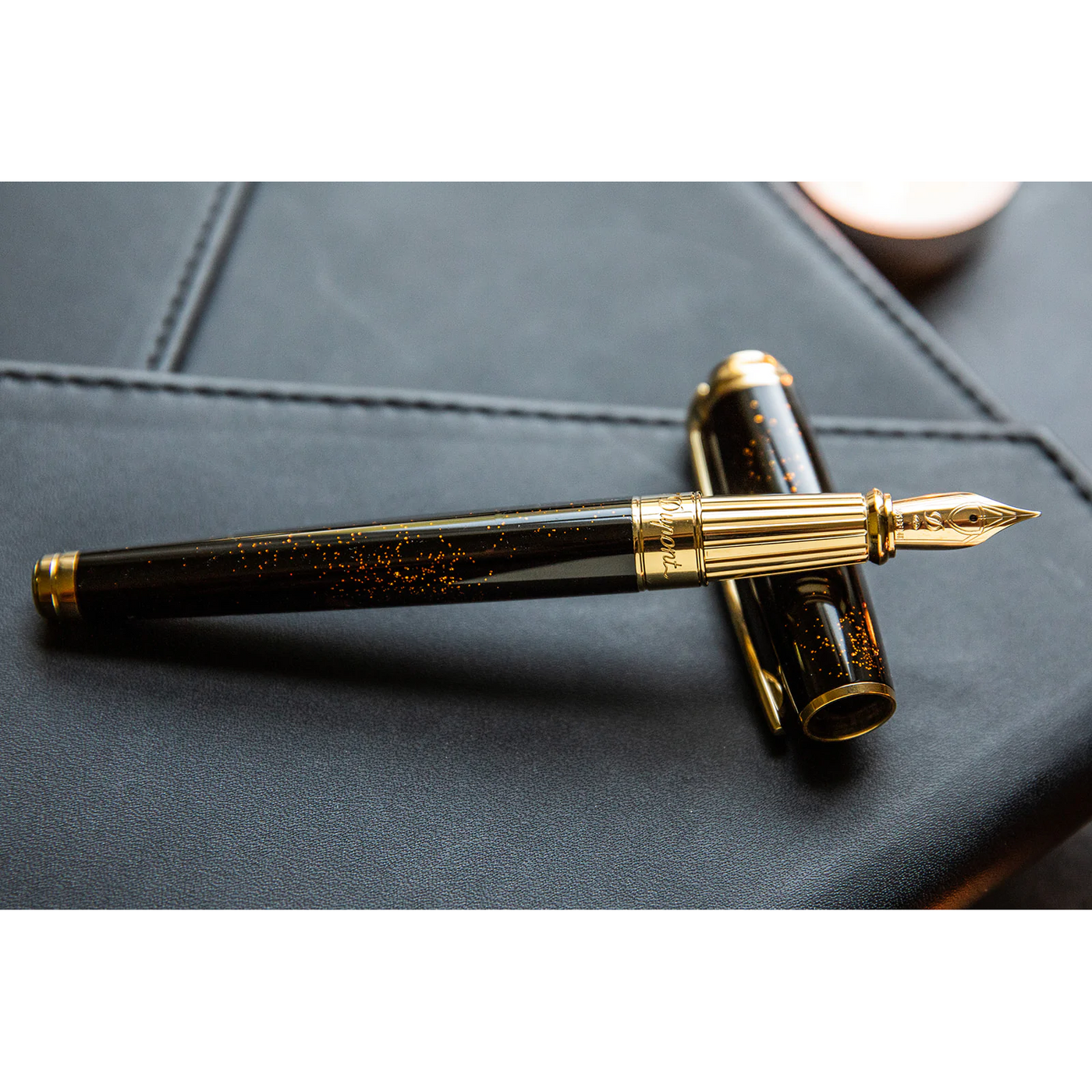 S.T. Dupont Line D Large Fountain Pen - Gold Dust (Special Edition)