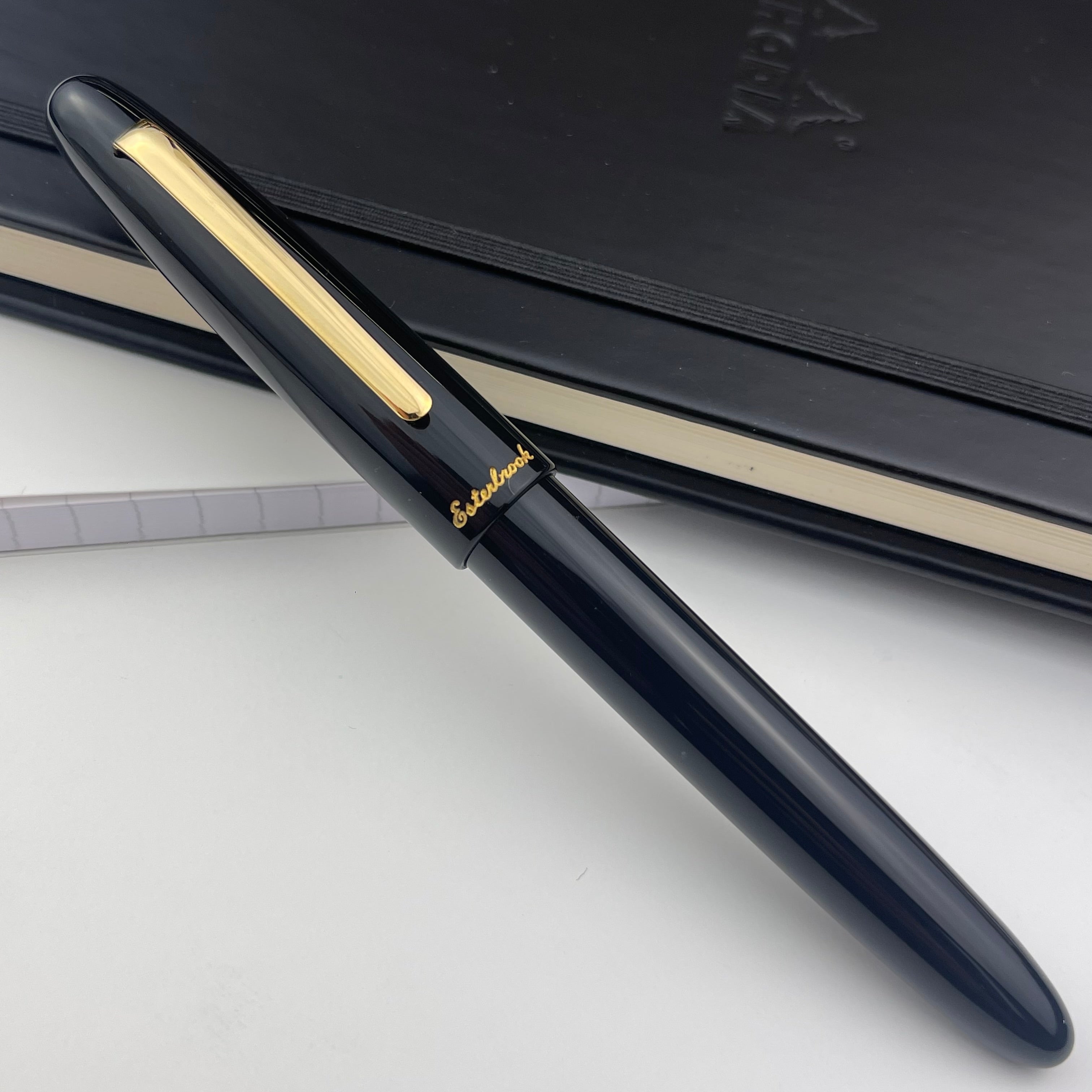 Esterbrook Estie Fountain Pen - Ebony w/ Gold Trim – Atlas Stationers