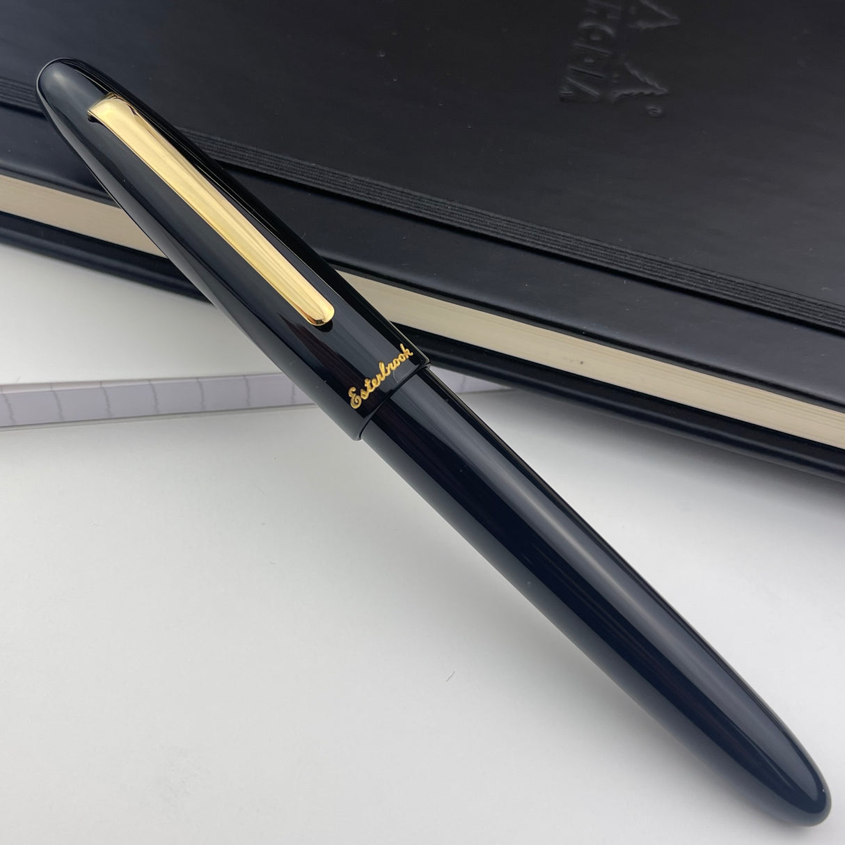 Esterbrook Estie Fountain Pen - Ebony w/ Gold Trim