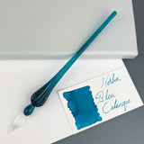 Jacques Herbin Round Glass Dip Pen - Emerald