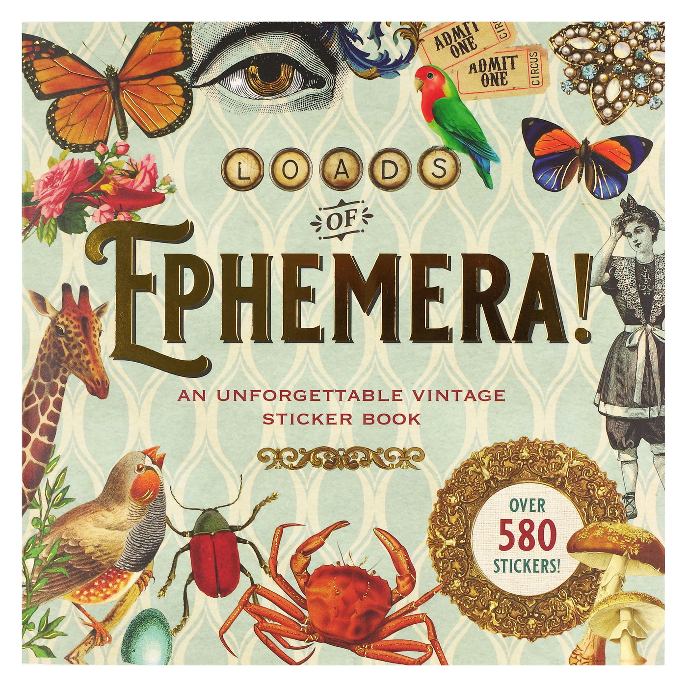 Loads of Ephemera Sticker Book | Atlas Stationers.