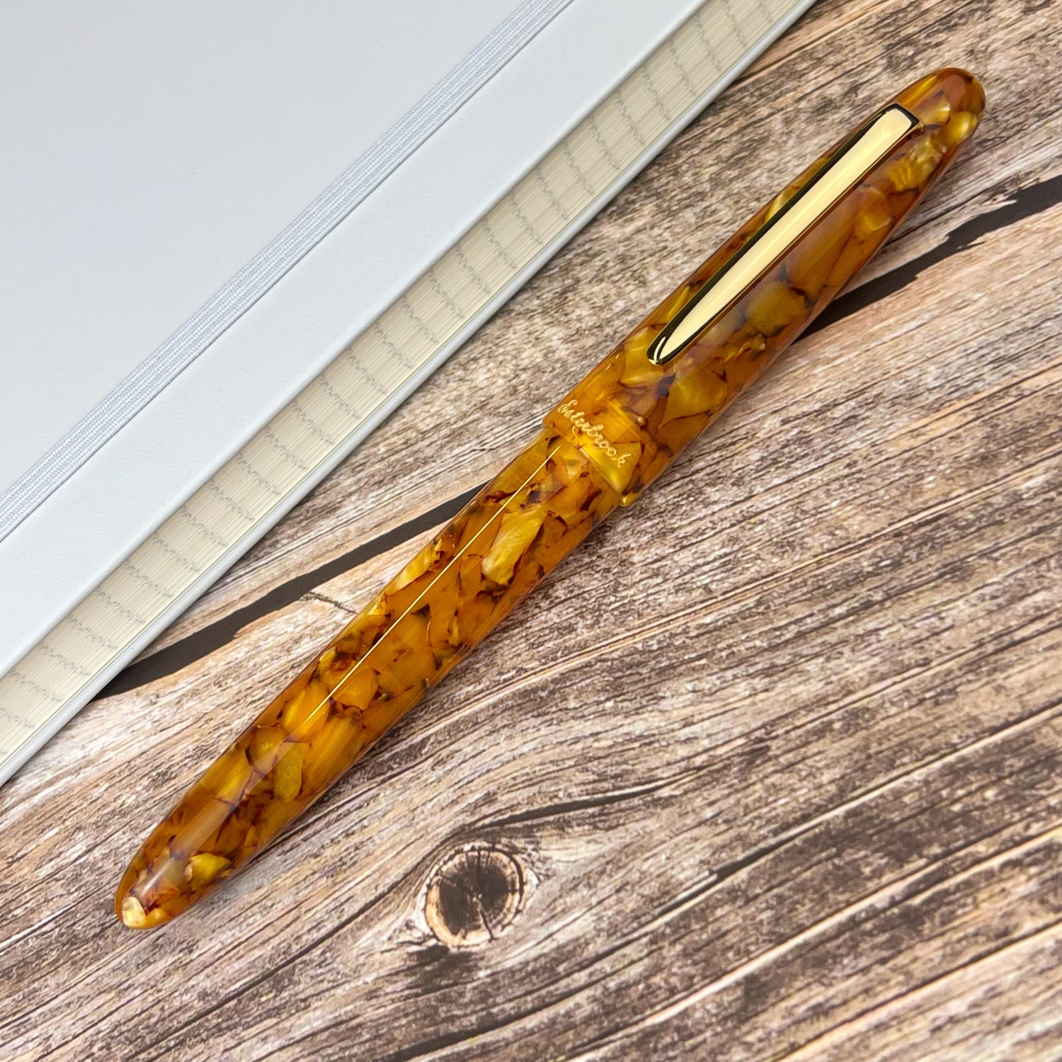 Esterbrook Estie Fountain Pen - Honeycomb w/ Gold Trim
