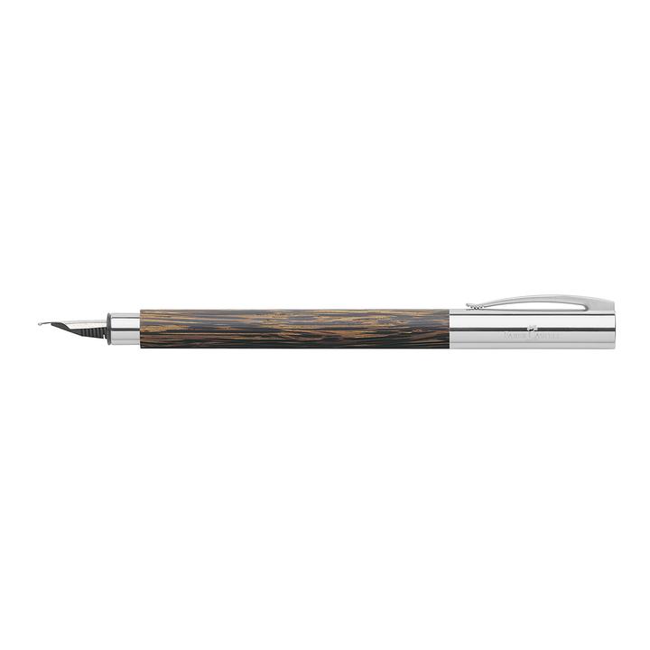 Faber-Castell Ambition Fountain Pen - Coconut Wood | Atlas Stationers.