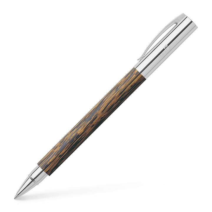 Faber-Castell Ambition Rollerball Pen - Coconut Wood | Atlas Stationers.