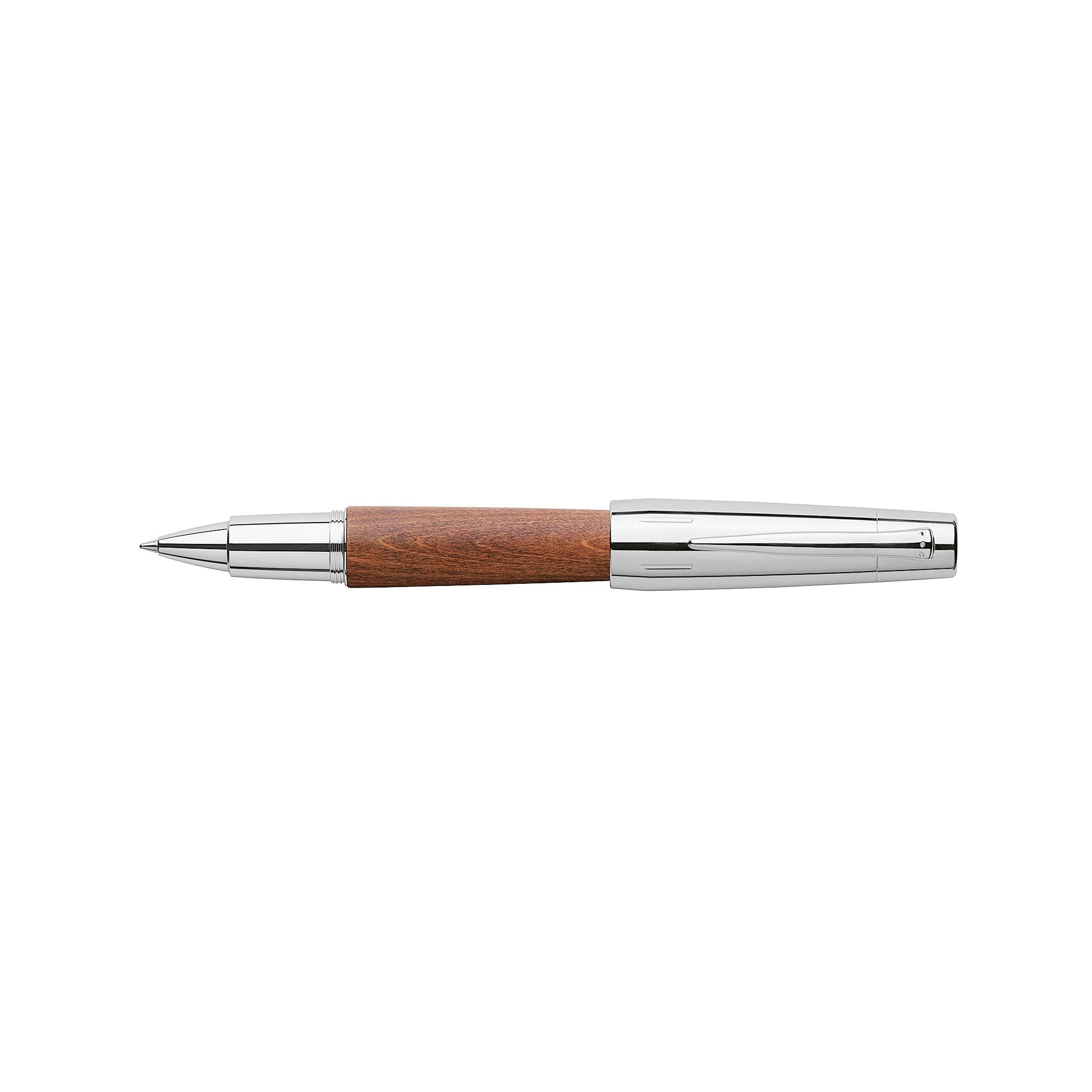 Faber-Castell E-Motion Rollerball Pen - Wood w/ Chrome – Atlas