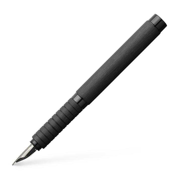 Faber-Castell Essentio Fountain Pen - Aluminum Black | Atlas Stationers.