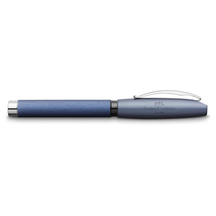 Faber-Castell Essentio Fountain Pen - Aluminum Blue | Atlas Stationers.