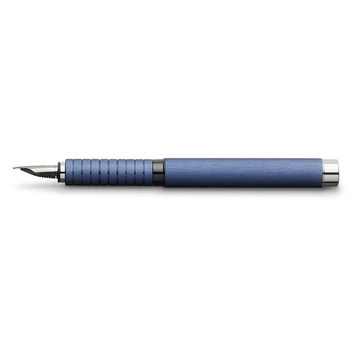 Faber-Castell Essentio Fountain Pen - Aluminum Blue | Atlas Stationers.