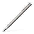 Faber-Castell Neo Slim Fountain Pen - Matte Stainless Steel | Atlas Stationers.