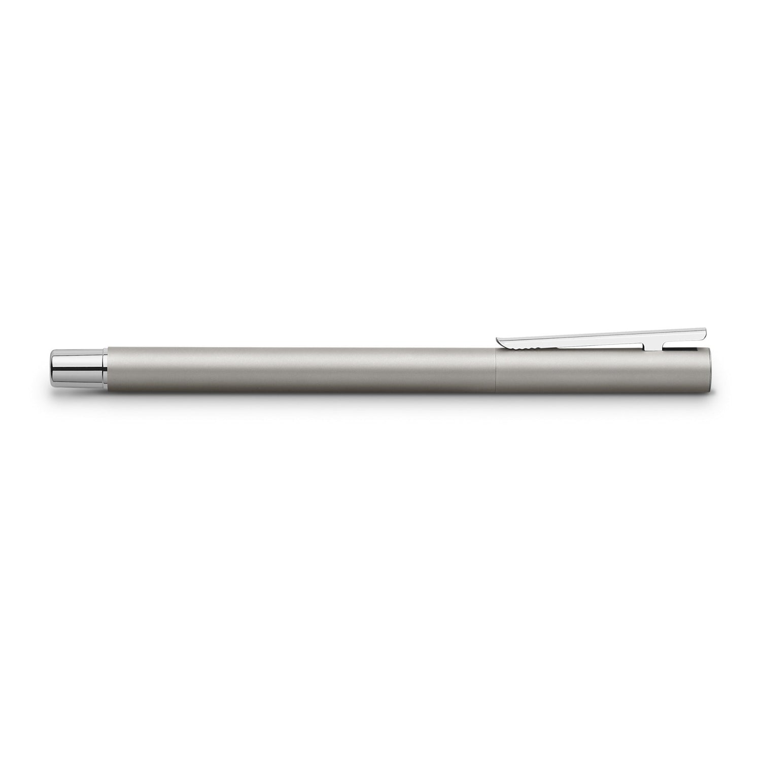 Faber-Castell Neo Slim Fountain Pen - Matte Stainless Steel | Atlas Stationers.