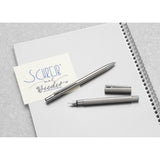 Faber-Castell Neo Slim Fountain Pen - Matte Stainless Steel | Atlas Stationers.