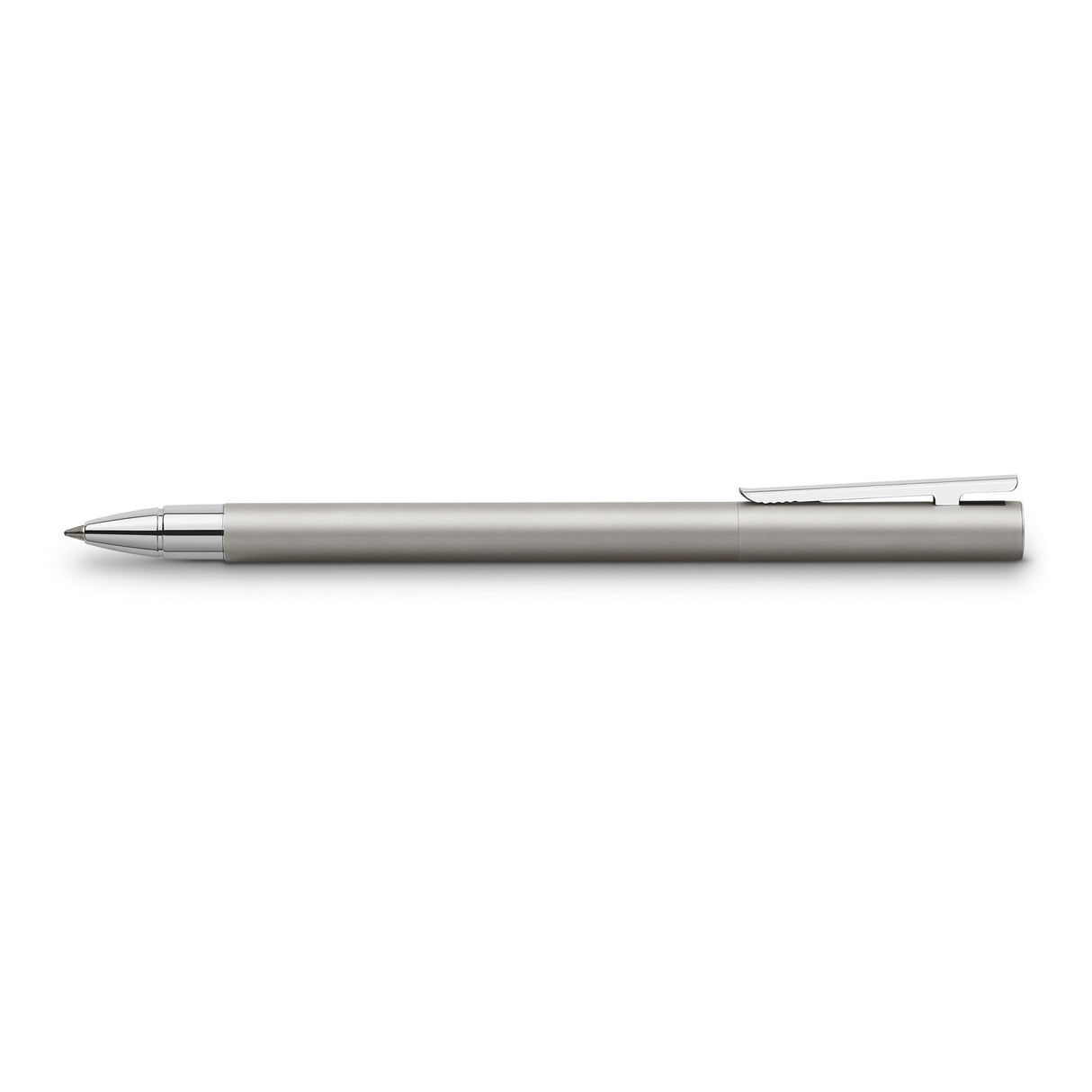 Faber-Castell Neo Slim Rollerball Pen - Matte Stainless Steel | Atlas Stationers.