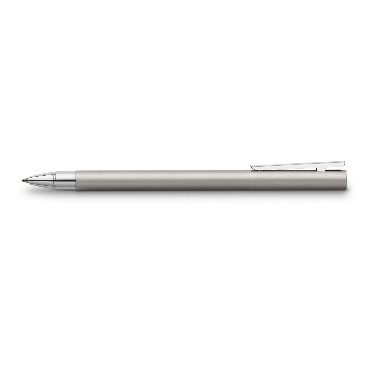 Faber-Castell Neo Slim Rollerball Pen - Matte Stainless Steel | Atlas Stationers.