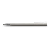 Faber-Castell Neo Slim Rollerball Pen - Matte Stainless Steel | Atlas Stationers.