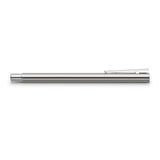 Faber-Castell Neo Slim Fountain Pen - Polished Stainless Steel | Atlas Stationers.
