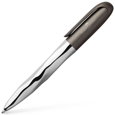 Faber-Castell N'ice Ballpoint Pen - Metallic Grey | Atlas Stationers.